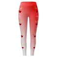 thumbnail image 3 of Christmas Leggings for Women 2025 Casual Festive Graphic High Waisted Yoga Pants Holiday Tights, 3 of 5