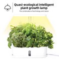 thumbnail image 3 of Indoor Garden Hydroponics Growing System Full Spectrum 2.5L Water Tank 10 Pods Plant Germination Kit Height Adjustable Automatic Timer Vegetable Growth Lamp Countertop with LED Grow Light fo, 3 of 7