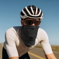 thumbnail image 6 of Solid Unisex Summer Neck Gaiter Sun Protection Ice Silk Cooling Face Mask Neck Scarf Thin Breathable Bandana for Cycling Fishing 1 PC Black One Size, 6 of 6