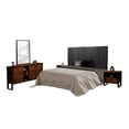 thumbnail image 1 of Recamara King Size Kessa Muebles  Arabia Nogal, 1 of 2