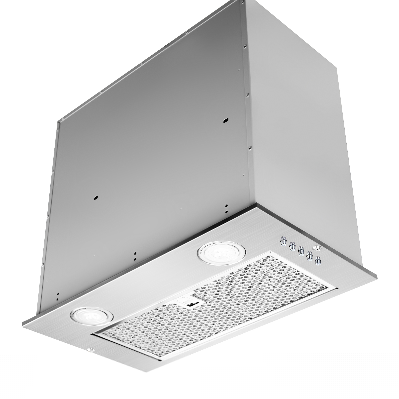 20" 900CFM Range hood Insert 120V Ducted Kitchen Stove Vent with Dishwasher-Safe Filter,3-speed fan,LED Bulbs