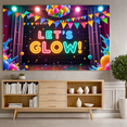 thumbnail image 6 of Neon Theme Glow Party Banner Colorful Design for Dance Party Indoor Event Celebration, 6 of 9