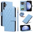 thumbnail image 1 of Samsung Galaxy S24 FE 5G Phone Case , Wallet Flip Cover Adjustable Crossbody Lanyard Magnetic Card Slots, 1 of 5