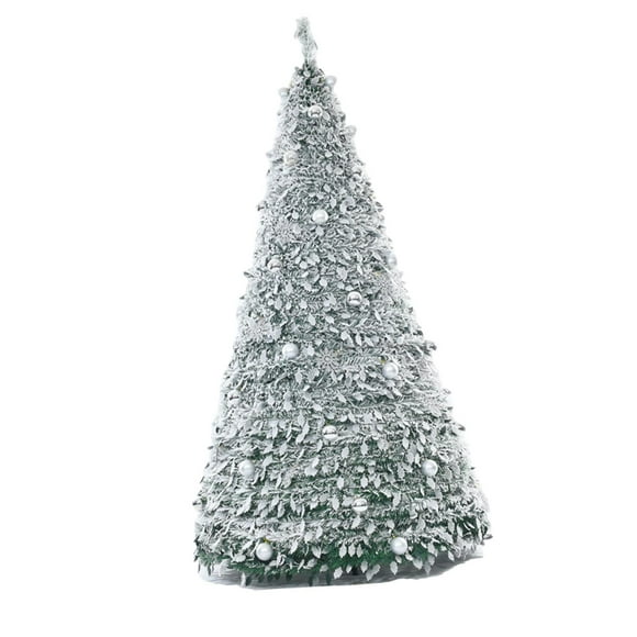 simhoa Arbre de Noël Pliable Cadeau Créatif Facile à Assembler pour Fête de Vacances Bureau 150cm