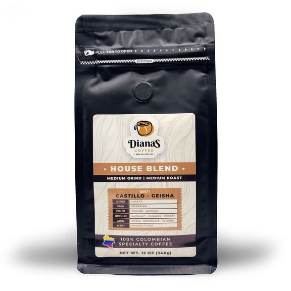 Diana's Coffee| Original Specialty | Blend | Medium Grind | 12 oz (340g)