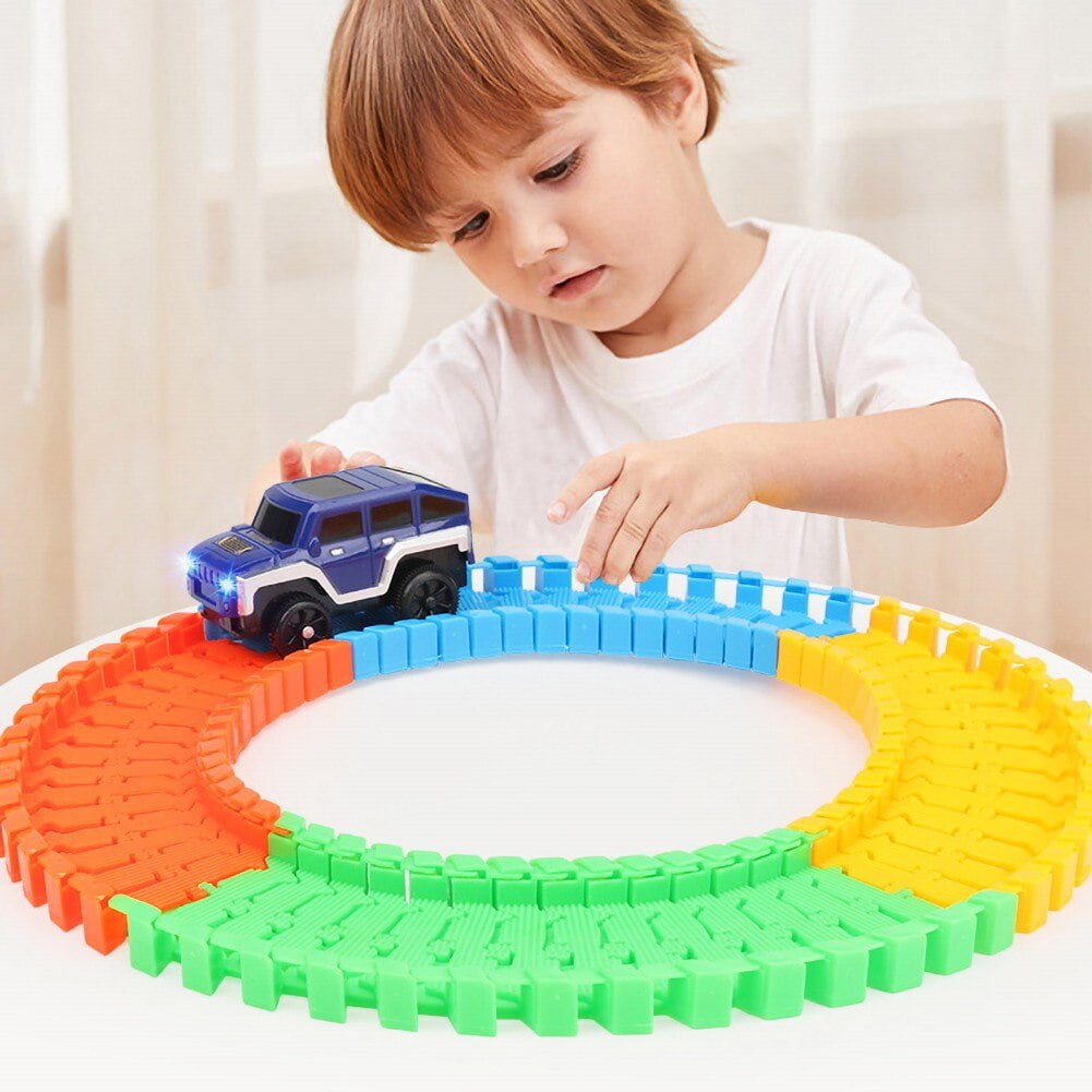 Race Car Toys for Boys 36 Years Race Track Playset Toddler Christmas Birthday Gift Kids Puzzles