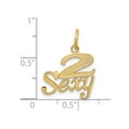 thumbnail image 3 of Pendentif Charme 2-Aguichant Or Jaune 10K (Sans Chaîne), 3 of 4