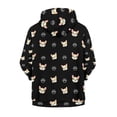thumbnail image 3 of Xoenoiee Boston Terrier Print Casual Hooded Jacket for Teen Girls Boys Zip Up Hoodie Long Sleeve Sweatshirt with Pocket Kids Youth Fall Outerwear Outfits for 14-16 Years Kids, 3 of 7