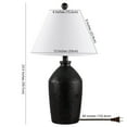 thumbnail image 4 of SAFAVIEH Selna 21 in. Ancient Inspirations Table Lamp, Dark Brown, 4 of 6