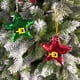 thumbnail image 4 of Estrella Navideña Colgante | Adorno de Cinturón de Papá Noel | Colgante Festivo de Metal, Plástico y Madera | Adorno Multiusos para La Punta Del Árbol de Navidad | Decoración para Pared, Techo, Mesa,, 4 of 4