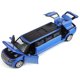 thumbnail image 4 of Modelo Land Rover de juguete, escala 1:32, azul, con luces, sonido y retroceso, 4 of 4