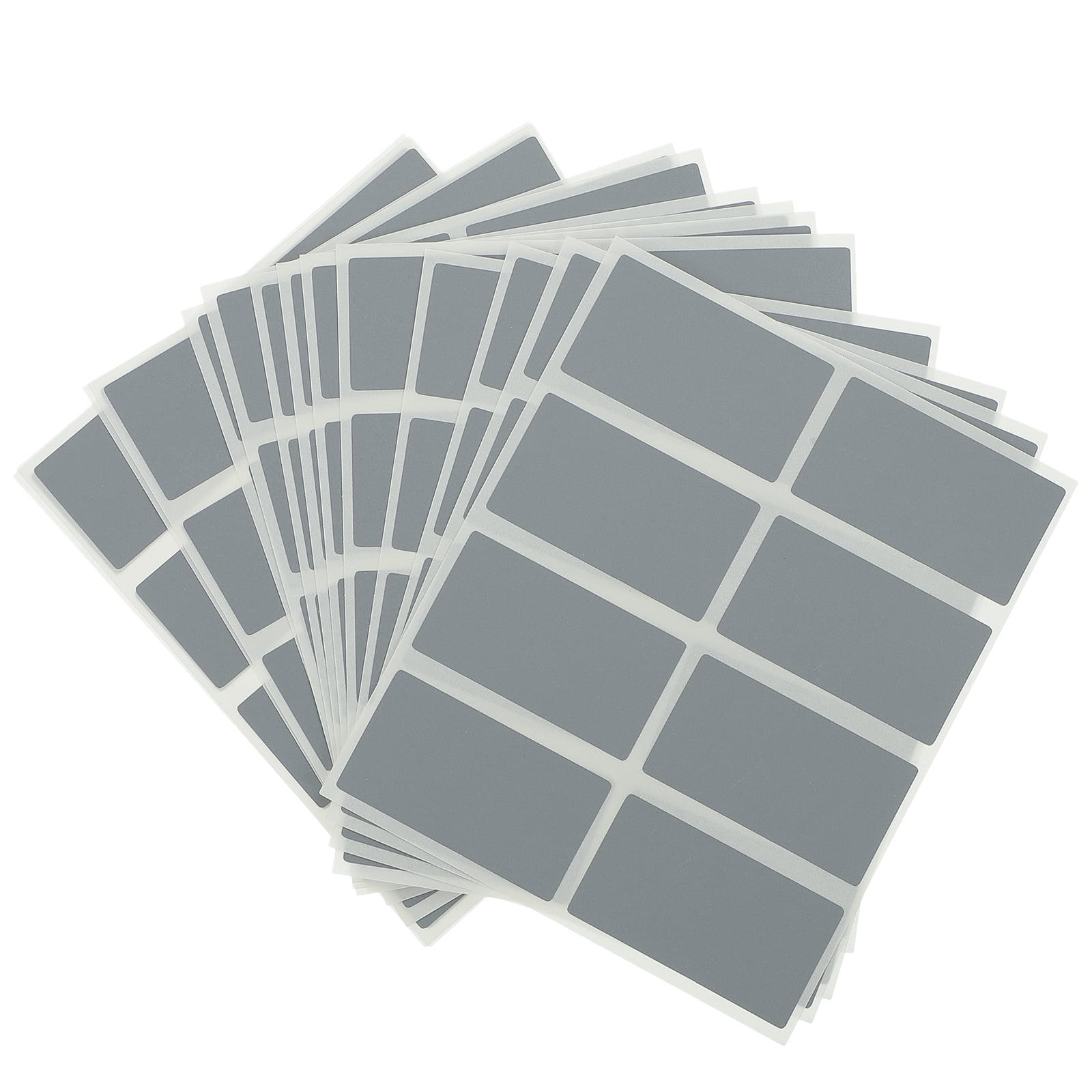 Small Rectangle Silver Scratch-off Stickers - SOS101