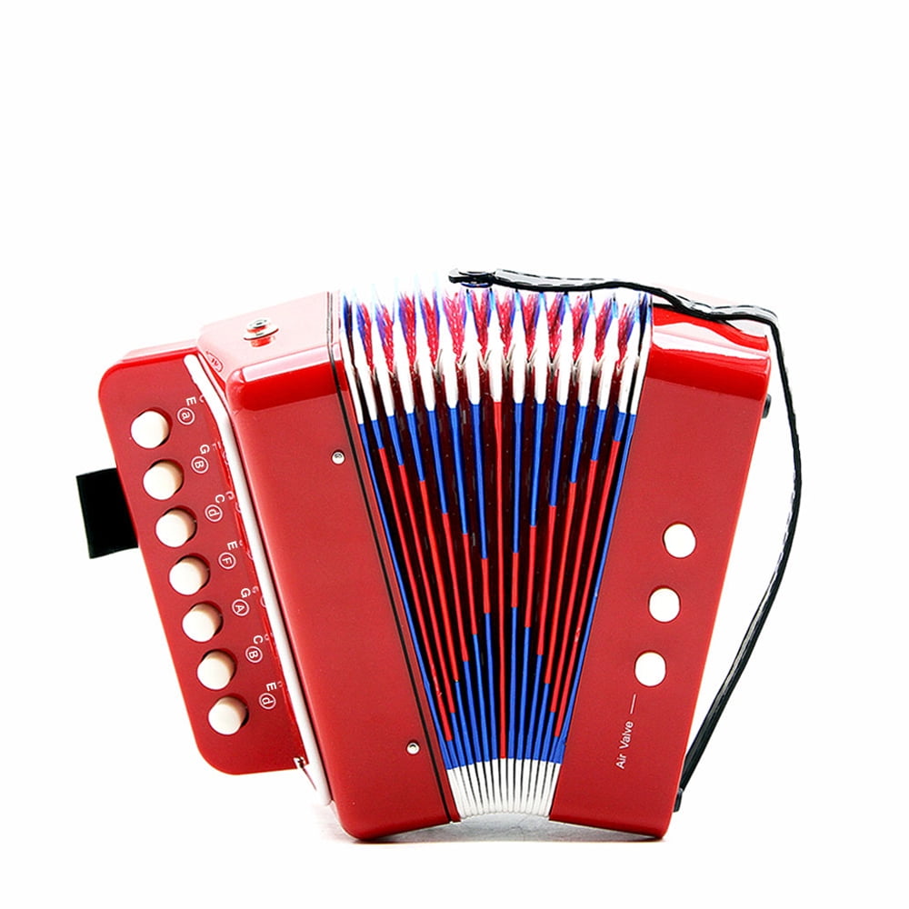 KKmoon Kids Children 7Key 2 Bass Mini Small Accordion Educational