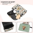thumbnail image 5 of SCRAWLGOD Cowboy Hat Cactus Stars Print Beige Crossbody Bags for Women PU Leather Trendy Crossbody Handbags Stain Resistant Easy to Clean Shoulder Bag with Small Wallet Purse, 5 of 7