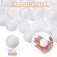 thumbnail image 2 of Uxcell 20 Pcs Bolas de Espuma para Manualidades Blancas de 2 Pulgadas, Bolas de Espuma de Poliestireno Suaves para Decoraciones de Navidad, Bodas, Fiestas y Proyectos de Hogar DIY, 2 of 7