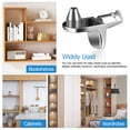 thumbnail image 5 of HAMPPLIES 40Pcs L Shape Metal Shelf Pegs Zinc Alloy Bookshelf Supports for Cabinet Fixing, 5 of 5