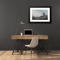 thumbnail image 4 of Jean-Baptiste Pillement 24x17 Black Modern Framed Museum Art Print Titled - Port Scene in Calm Weather (1782), 4 of 5