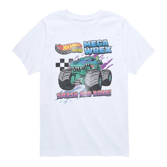 Hot Wheels - Mega Wrex - Youth Boys Short Sleeve Graphic T-Shirt