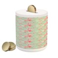 thumbnail image 1 of Shabby Flora Piggy Bank, Retro Spring Blossom Flowers French Garden Florets Garland Artisan Image, Ceramic Coin Bank Money Box for Cash Saving, 3.6" X 3.2", Mint Pink, by Ambesonne, 1 of 4