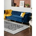 thumbnail image 4 of Rugs.com Aurelia Collection Rug – 5' x 8' Charcoal Medium-Pile Rug Perfect For Living Rooms, Large Dining Rooms, Open Floorplans, 4 of 4