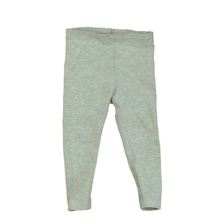 

Pre-owned Tea Girls Grey Leggings size: 9-12 Months