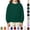 Dark Green, variant on YOUYEDIAN Girls Oversized Sweatshirts Kids Fashion Long Sleeve Crewneck Fleece Pullover Tops