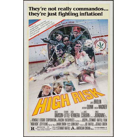 High Risk 11inx17in Mini Poster in Mail/storage/gift tube 11x17 poster