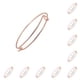 thumbnail image 3 of Minnieouse extensible extensible Estilo simple Joyería de moda Adorno corporal Regalos perfectos románticos Buenos accesorios oro rosa abierto 10piezas, 3 of 6