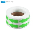 thumbnail image 3 of 1.2x0.6" Arrow Sticker, Adhesive Color Coding Decal, Bright Green 2000 Pack, 3 of 5