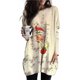 thumbnail image 1 of Camiseta navideña de manga larga para mujer, vestidos con bolsillos y cuello redondo de alce de dibujos animados, Jersey holgado informal de gran tamaño para otoño e invierno, 1 of 5