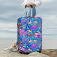 thumbnail image 7 of Rateoe Colorful Mushrooms Printed Luggage Cover, Suitcase Protector Fits 18-32 Inch Luggage-Medium, 7 of 7
