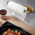 thumbnail image 4 of Safeglitz No-Drill Adhesive Stainless Steel Toilet Paper Holder - 304 Stainless Steel, Brushed Finish, Holds up to 5kg, Open Design for Easy Roll Changes, Removable, Kitchen Bath, 4 of 5