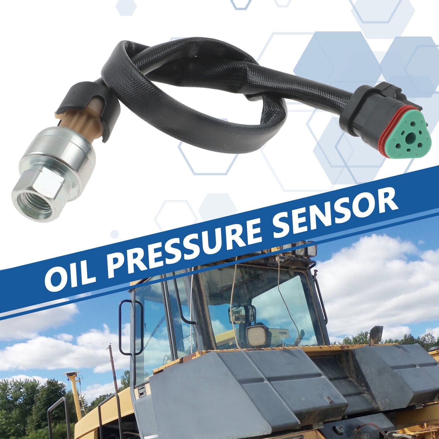 Aftermarket Engine Oil Pressure Sensor for  Industrial Engine 3176B 3196