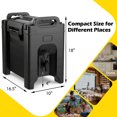 thumbnail image 3 of Gymax 3 Pack Insulated Beverage Dispenser 2.5 Gallon Hot & Cold Drink w/ Handles, 3 of 10