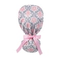 thumbnail image 3 of Herrnalise Scrub Cap With Buttons Bouffant Hat With Sweatband for Womens and Mens, 3 of 3