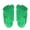 Green, variant on Funny Feet Slippers - Gag Gifts, Costumes Barefoot Slippers Novelty Plastic Costume Feet Toe Shoe Big Foot Realistic Costume Accessories Funny White Elephant Gifts