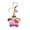 Light purple clownfi, variant on Unique Pentagrams Oil Liquid Keychain with Cartoon Animals Acrylic Star Shaped Keyring Decoration Unique Gift for Friend