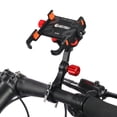 thumbnail image 2 of Bike Phone Mount - Easy Installation, Adjustable Size (2.6-3.74"), Shock-absorb Quick Release & 360° Rotation For All Phones, 2 of 10
