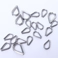 thumbnail image 3 of Milisten 50pcs Stainless Steel Wire Rope Collar Professional Wire Cable Clamp Ring, 3 of 6