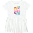 thumbnail image 3 of Inktastic Gigi and Pops Love Me Granddaughter Girls Baby Dress, 3 of 5