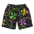 thumbnail image 5 of Goofa Mardi Gras6 Printed Mens Swim Trunks Summer Quick Dry Short Beach Swimwear Bathing Suits-XX-Large, 5 of 9