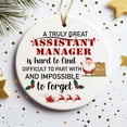 thumbnail image 2 of Ornament Kits 2025, Christmas Ornaments - Assistant Manager Ornament, Assistant Manager Christmas Ornaments 2025, Assistant Manager Decor for Office, Room, Home - Holiday Present Ideas, 2 of 3