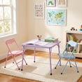 thumbnail image 6 of Homy Casa Kids Picnic Table Set of 3, Foldable Table and Chairs for Outdoor & Indoor Play, 6 of 7