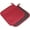 Red, variant on 2Pcs Cotton Pot Holders with Pocket, Dual-Function Hot Pad Set for Finger Hand Wrist Protection Heat Resistant, 8x8.5inch