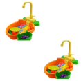 thumbnail image 3 of maskred Plastic Developmental Benefits Of Pretend Role Play Dishwasher Toy Gift Changing Kitchen Sink Toys Orange 2Set, 3 of 6