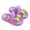 1-Purple656, variant on Byoo Girls Cute Polka Dot Bow Slide Sandals Thick Soft Sole Non- Shoes Home Bathroom Summer Slippers