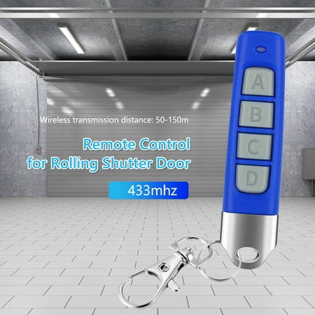 

Kotyreds 433MHz Cloning Code Multifunctional 4 Keys Remote Control Duplicator Door Opener