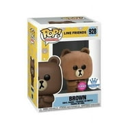 Funko POP! Animation Line Friends Brown #928 [Flocked] Exclusive