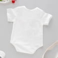 thumbnail image 5 of Actoyo Infant Baby Boys Girls America Printed Short Sleeve Romper Outfits Clothes, 5 of 13