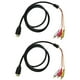 thumbnail image 3 of Portátil compatible con HDMI con cable de adaptador RCA Reproductor de DVD digital a señal analógica Convertidor de velocidad rápida Oficina de 1.5 metros 2 piezas Guardurnaity EL014589-00, 3 of 7